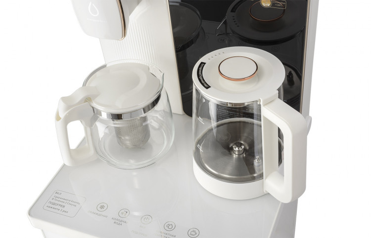 Кулер с чайным столиком Тиабар AEL TB23a-LD white