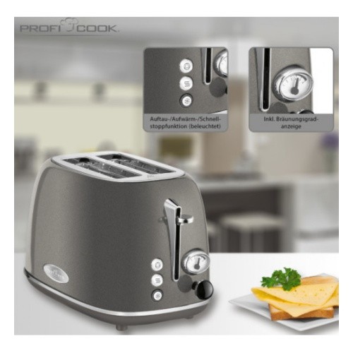 Тостер Profi Cook PC-TA 1193 anthrazit