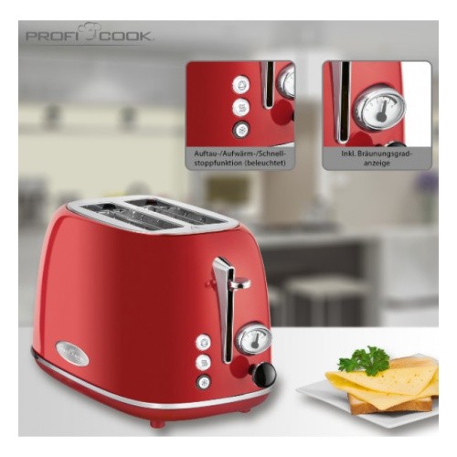 Тостер Profi Cook PC-TA 1193 красный