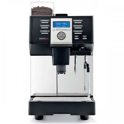 Кофемашина-суперавтомат PRONTOBAR 1 GRINDER AD BLACK 139366 330x520x600 мм., Кофемашина-суперавтомат одногруппная, С ПОДКЛЮЧЕНИЕМ К ВОДОПРОВОДУ, с 1 встроенной кофемолкой, 2 бойлерами, русскоязычным дисплеем, Корпус: нержавеющая сталь, пластик, Производительность чашек/час: эспрессо - 140, капучино - 70, Макс. производительность, чашек в день: 200