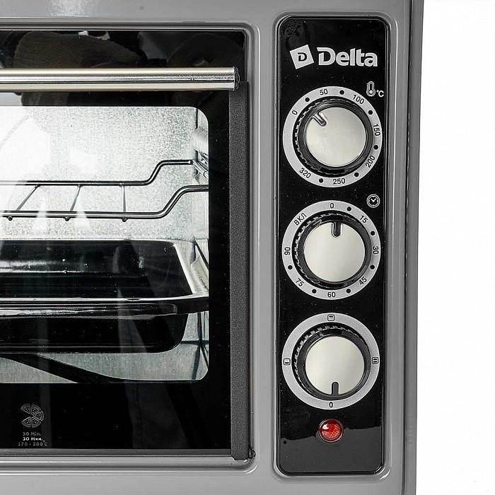 Духовка DELTA D-0123 серая