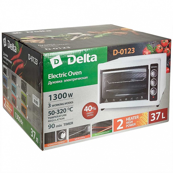 Духовка DELTA D-0123 черная