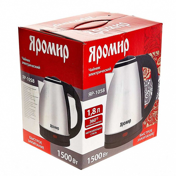 Чайник электрический ЯРОМИР ЯР-1058