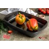 Форма для выпечки Vitrinor прямоугольная серая 31*21*5