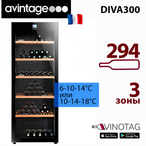 Холодильник винный Avintage DIVA300