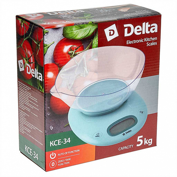 Весы настольные электронные DELTA KCE-34  зеленый
