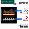 Холодильник винный Climadiff CBI40DB1
