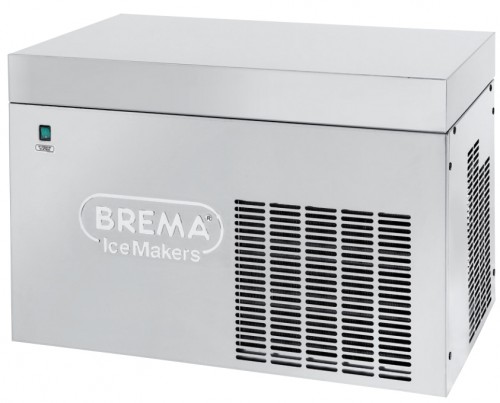 Льдогенератор BREMA MUSTER 250 A ​Льдогенератор BREMA MUSTER 250A производит лед чешуйчатого типа (250 кг/сутки). Лёд образуется в форме чешуек толщиной 1-3 мм и имеет температуру -5…-10 °С.