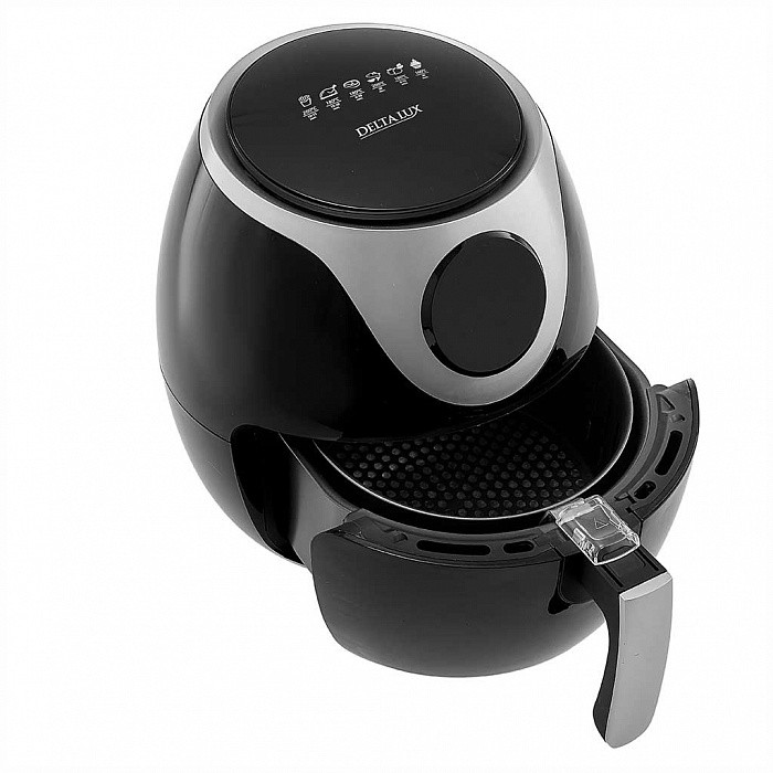 Аэрофритюрница DELTA LUX DE-6103 черная