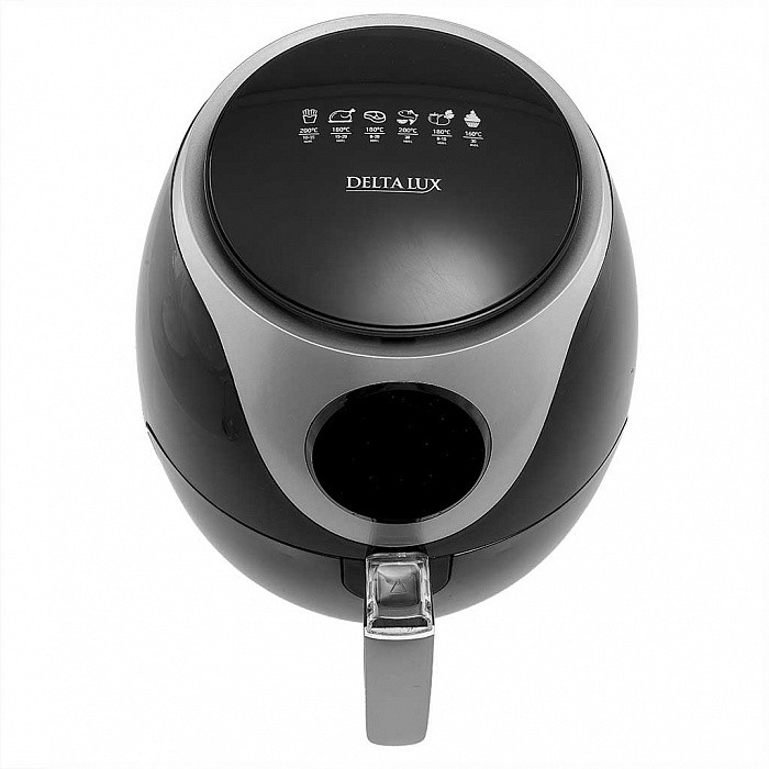 Аэрофритюрница DELTA LUX DE-6103 черная