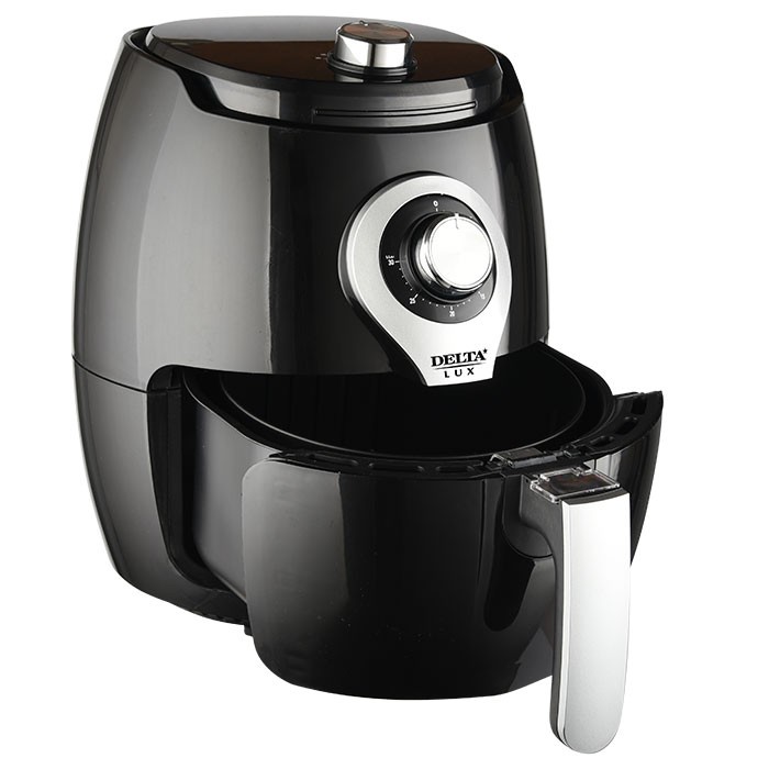 Аэрофритюрница DELTA LUX DL-6100 черная