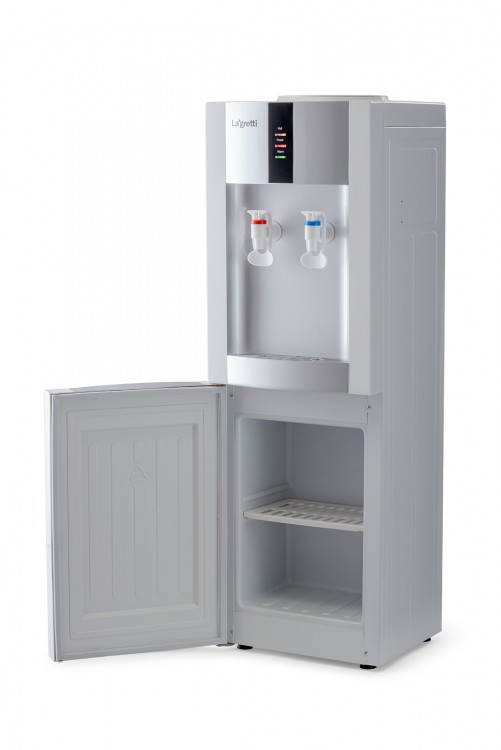 Напольный кулер La'gretti H1-LK Milan white/silver