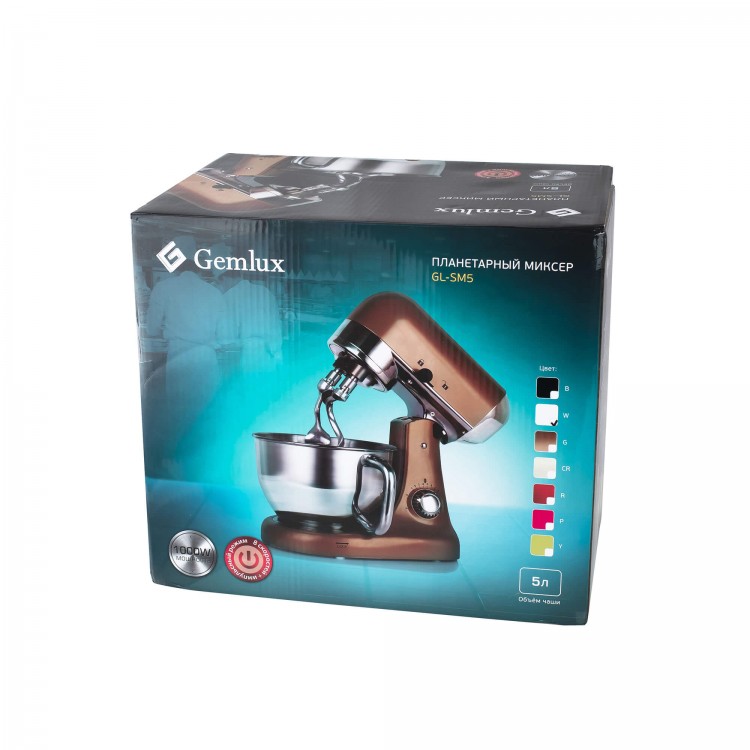 Планетарный миксер GEMLUX GL-SM5W