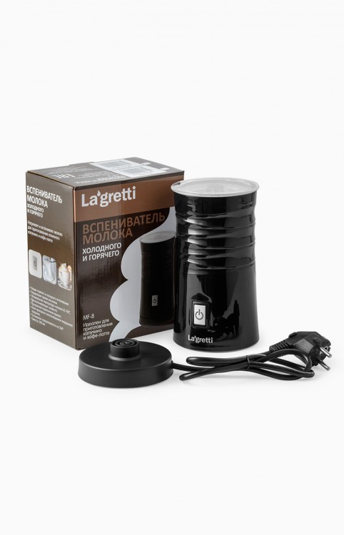 Вспениваетесь молока Lagretti MF-8 black