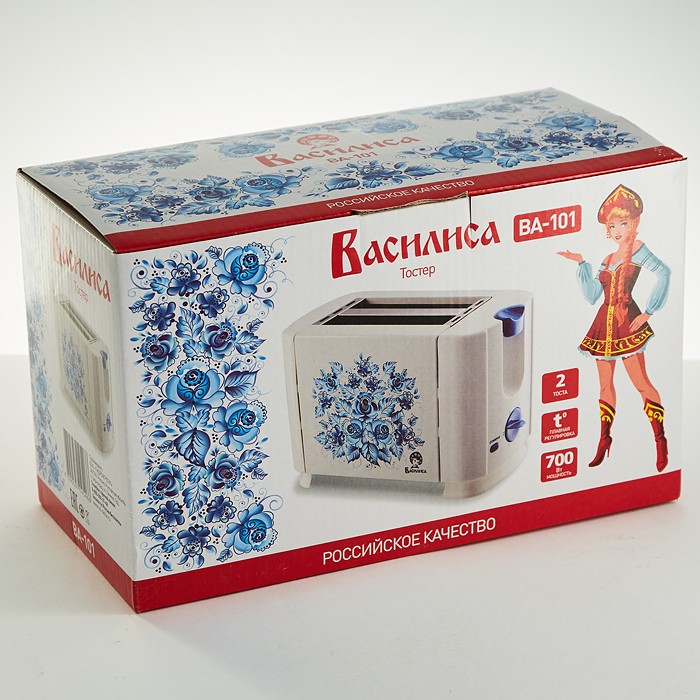 Тостер ВАСИЛИСА ВА-101 "Гжель"