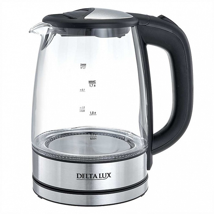 Чайник электрический DELTA LUX DL-1204B черный