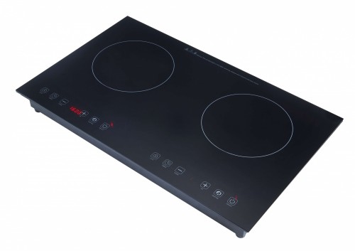 Плита GEMLUX GL-IP3400 настольная/встраиваемая, 2 зоны нагрева (2200 + 2200 Вт), сенсорное управление, 8 уровней мощности (200-2200 Вт), таймер 0-3 ч