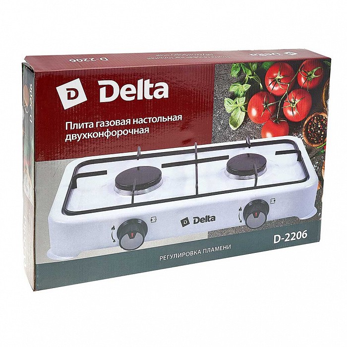 Газовая плита DELTA D-2206 белая