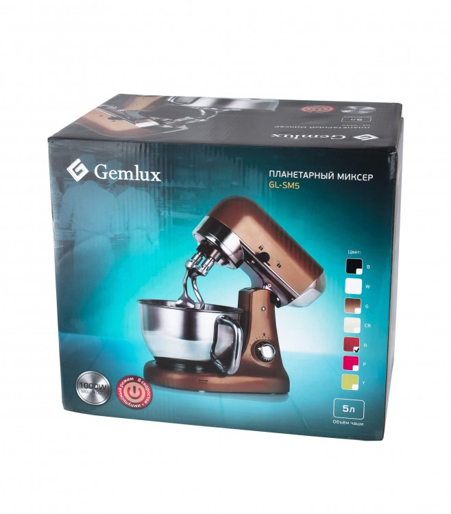 Планетарный миксер GEMLUX GL-SM5R