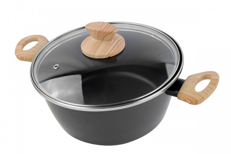 Кастрюля низкая с крышкой Vitrinor Eco Cooking 24