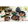 Кастрюля низкая с крышкой Vitrinor Eco Cooking 24