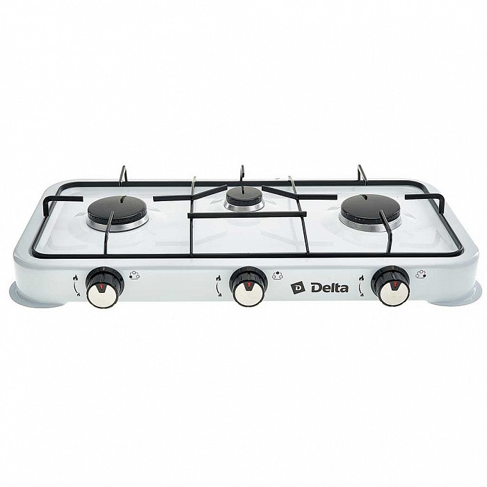 Газовая плита DELTA D-2207 белая