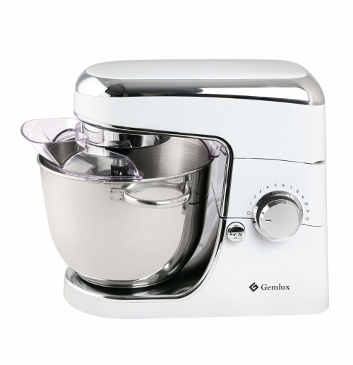 Планетарный миксер GEMLUX GL-SM-88CR Объем дежи	4 л/Цвет	белый/Мощность	1,00 кВт/Тип дежи	съемная
