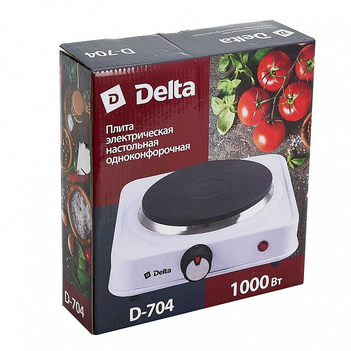 Плита электрическая DELTA D-704 белая