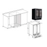 Холодильник винный Temptech WP2DQ60DCB