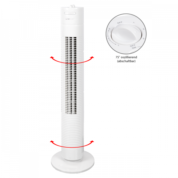 Вентилятор Clatronic TVL 3770 weiss