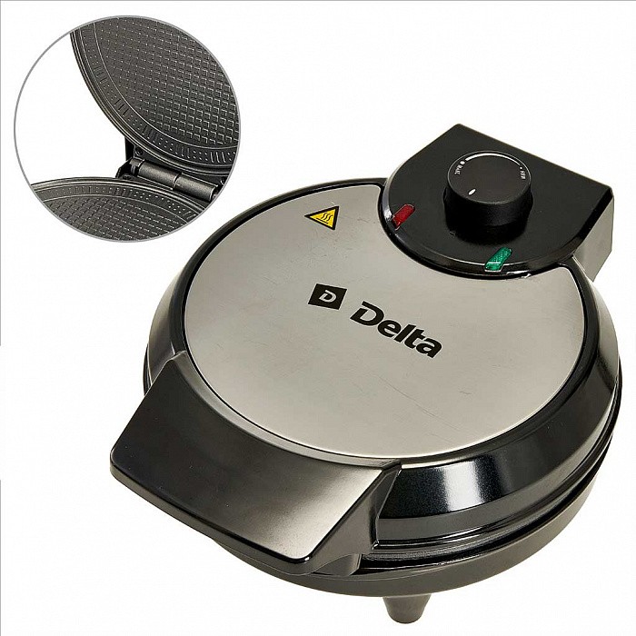 Вафельница DELTA DL-032 черная