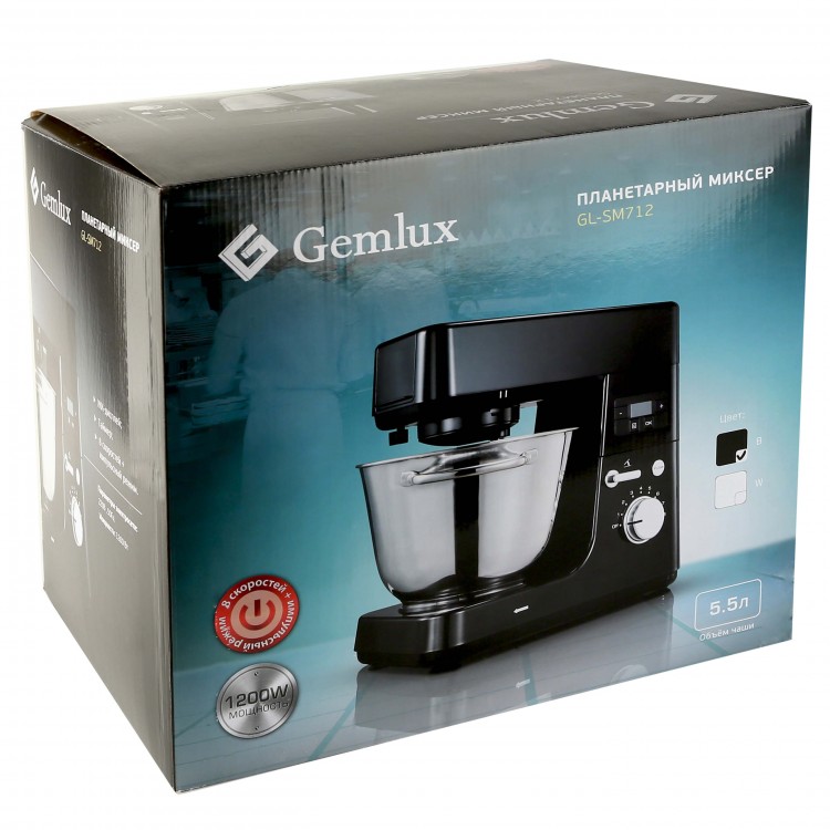 Планетарный миксер GEMLUX GL-SM-712B