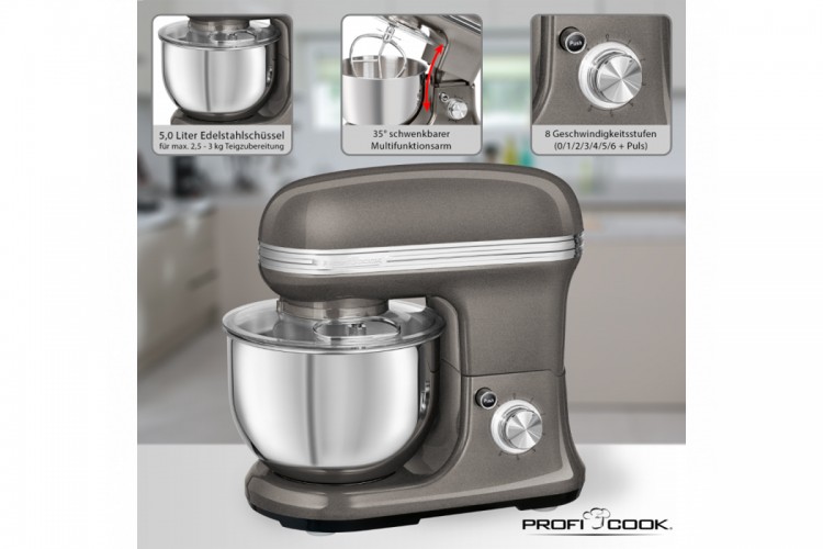 Кухонный комбайн Profi Cook PC-KM 1197 anthrazit
