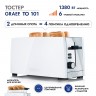 Тостер GRAEF TO 101 weiss Тостер GRAEF TO 101 weiss