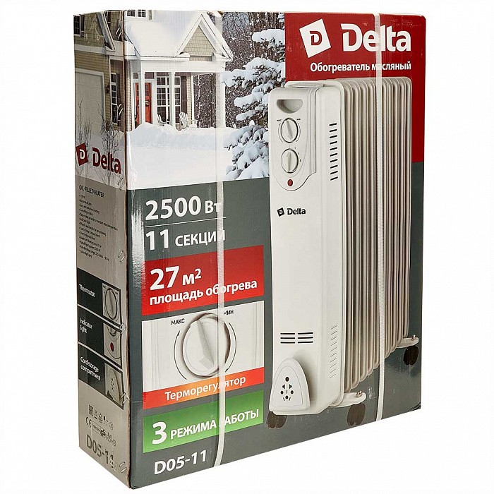 Обогреватель масляный D05-11 DELTA