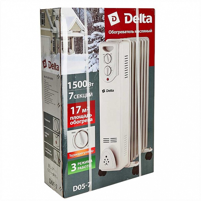 Обогреватель масляный D05-7 DELTA