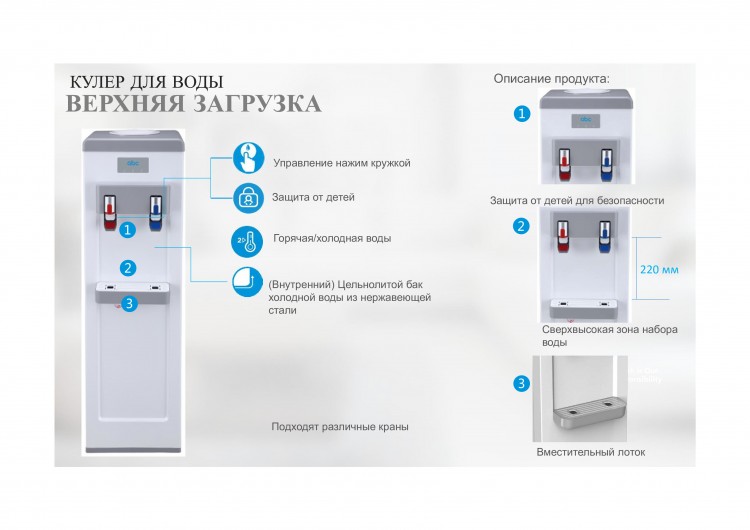 Кулер для воды abc v300