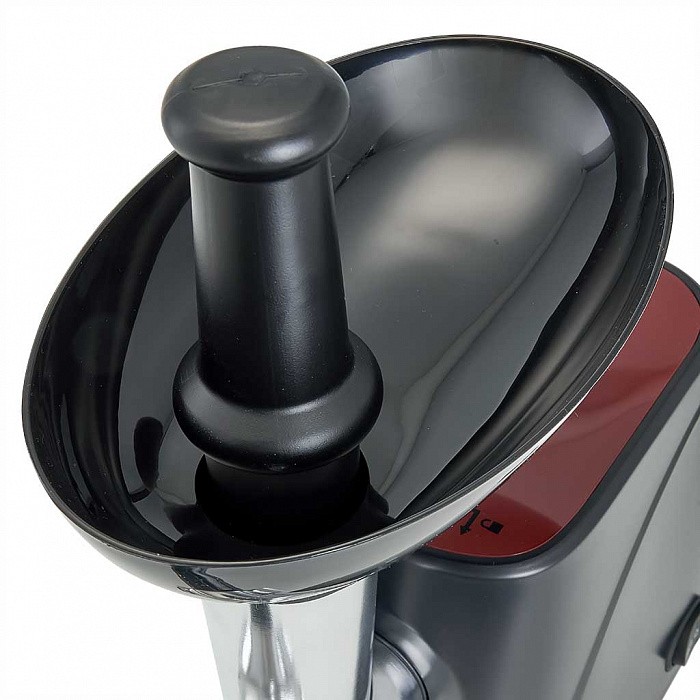 Мясорубка DELTA DL-6100M черная с красным