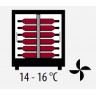 Винный шкаф CORNICE SALUMERIA CV85V