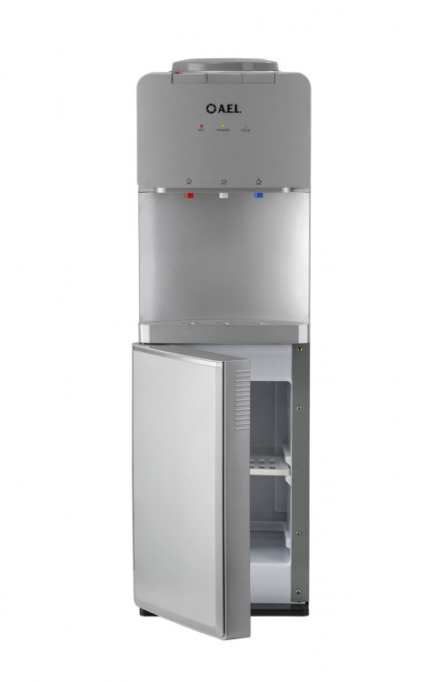 Кулер для воды LD-AEL-422c silver с шкафчиком