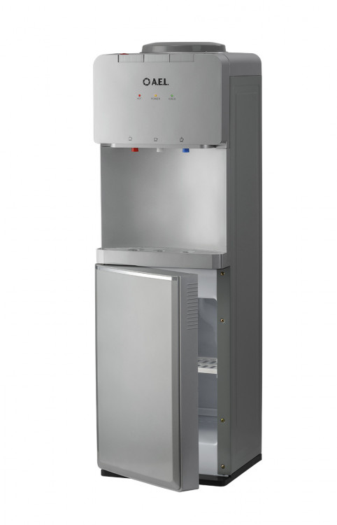 Кулер для воды LD-AEL-422c silver с шкафчиком